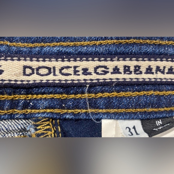🛑 1 hour sale. Dolce & Gabbana, size 31, Blue Women's Jeans - Picture 4 of 13
